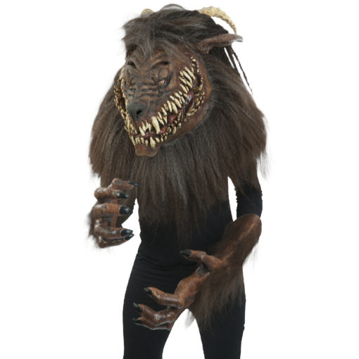 Snarling Werewolf latex mask - Image 6