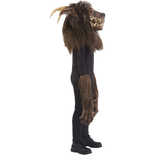 Snarling Werewolf latex mask - Image 5