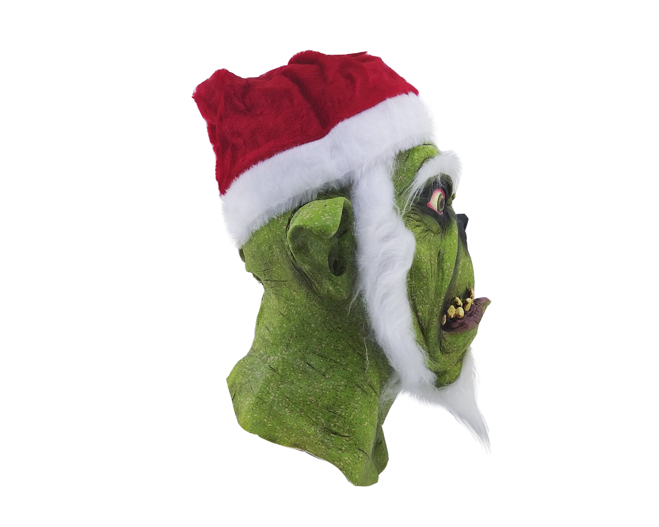 Green Santa mask | Ghoulish Productions