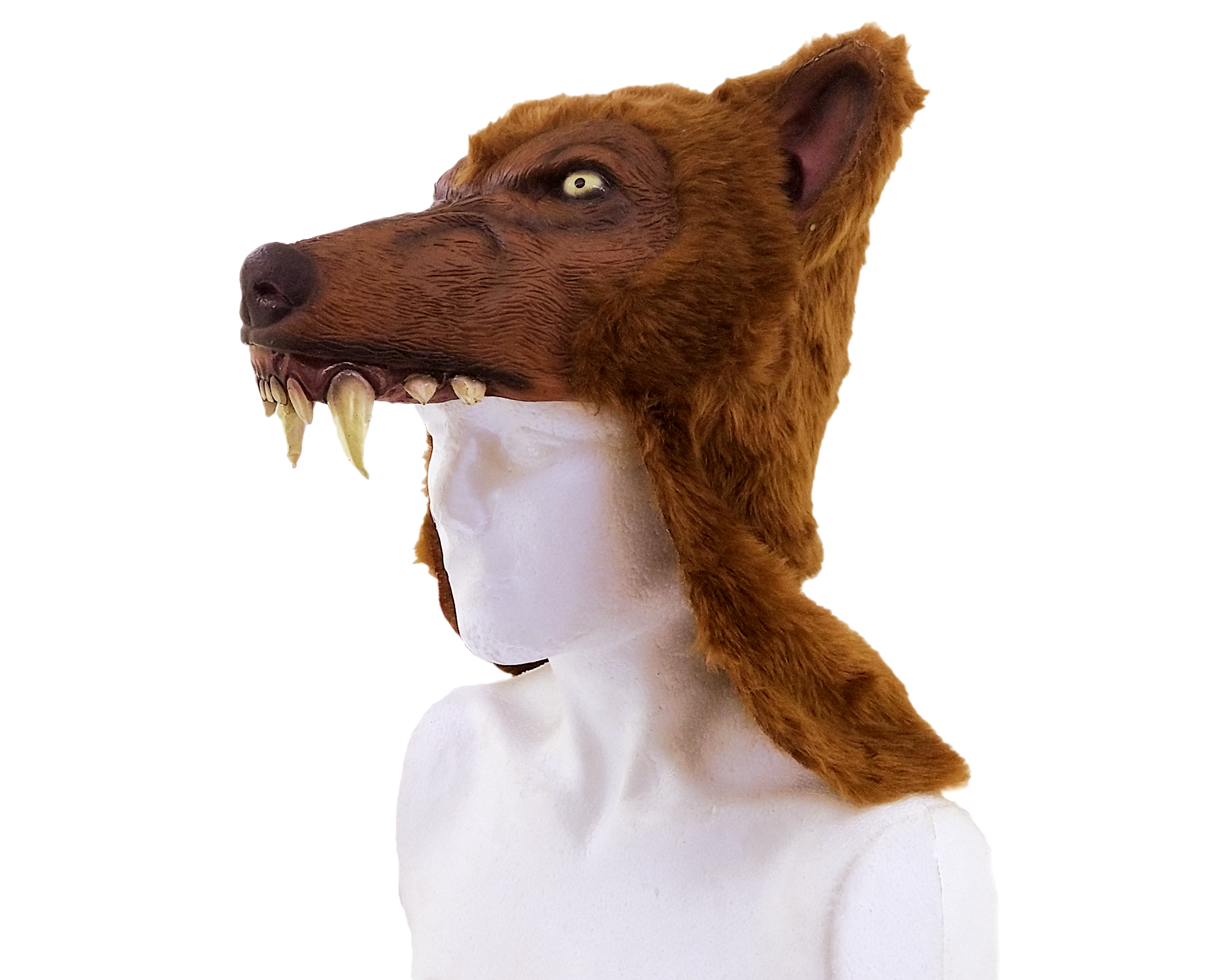 Brown Wolf Helmet — Ghoulish Productions