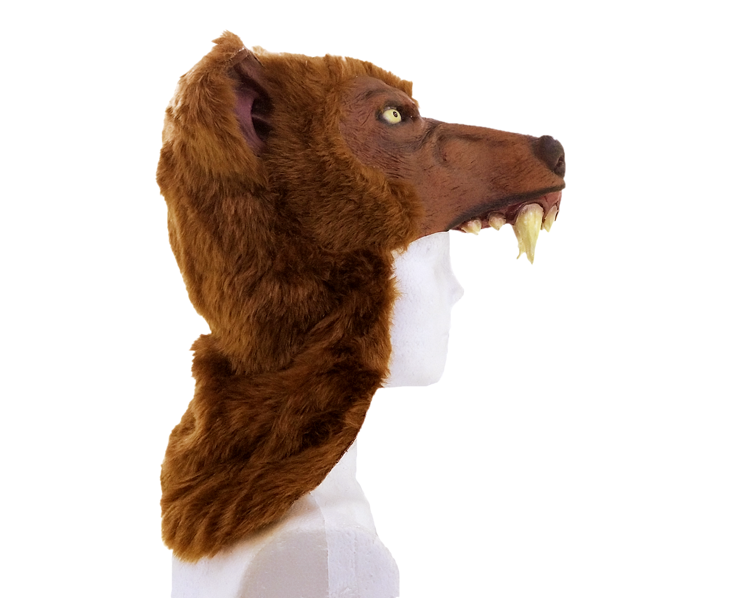 Brown Wolf Helmet — Ghoulish Productions