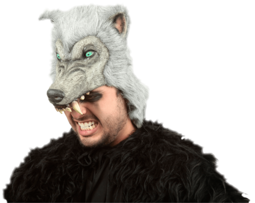 Gray Wolf Helmet halloween mask