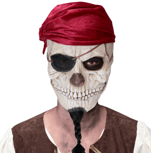 Pirate Skull Halloween latex mask