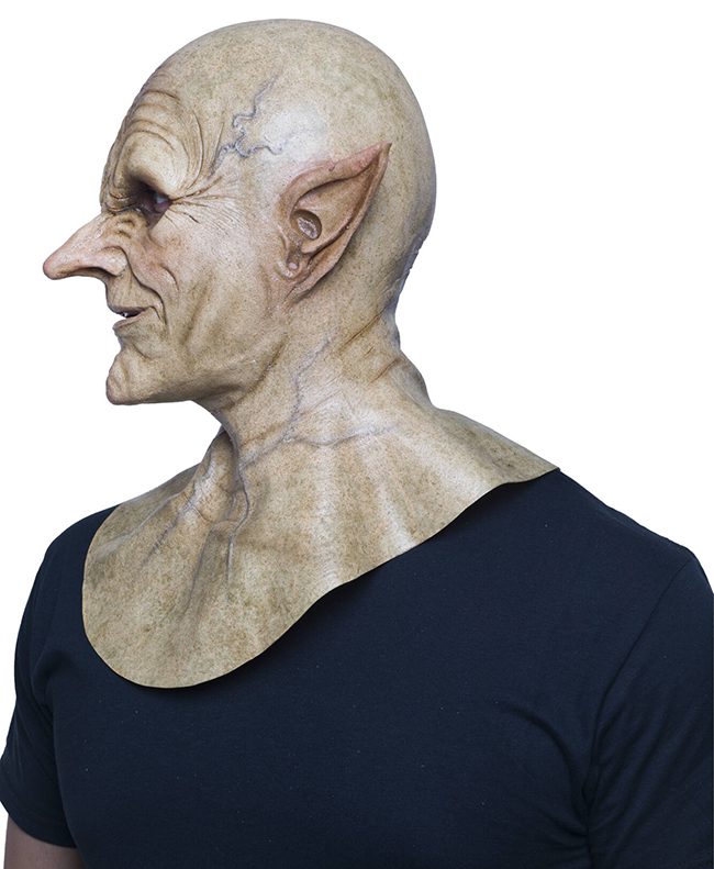 Spirit Halloween Hyper Realistic Huro-Huro Goblin Mask, Hyper Real Masks, Metamorphose Masks