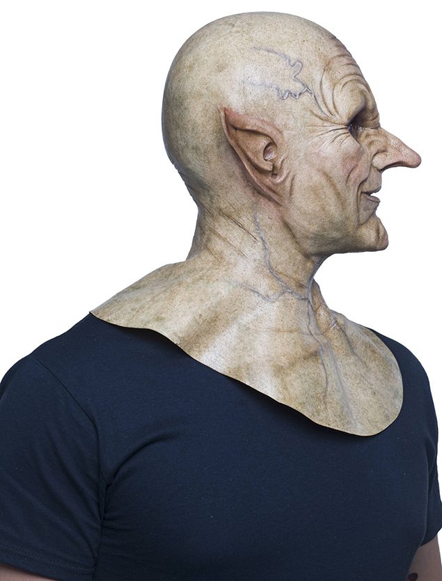 Spirit Halloween Hyper Realistic Huro-Huro Goblin Mask, Hyper Real Masks, Metamorphose Masks